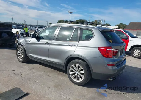 2015 BMW X3 Sdrive28I из США, поврежденный, VIN 5UXWZ7C58F0M82515